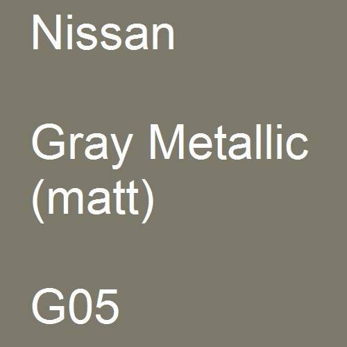 Nissan, Gray Metallic (matt), G05.